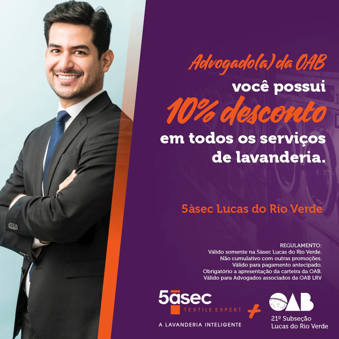 Parceria 5àsec com a OAB 21ª Subseção Lucas do Rio Verde